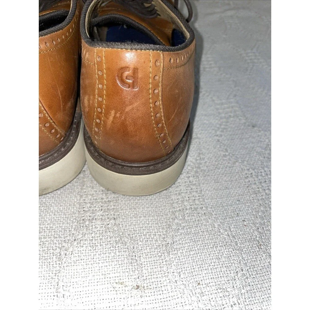 Cole Haan 360 Men’s Wingtip Comfort Shoes Sz 12 M Brown Leather Going Out Party